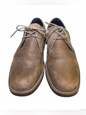 Original Penguin Men’s Suede Derby Shoes Brown Lace‎ Up Size 10